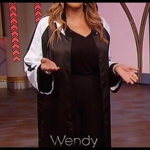 Kimono-Sleeve Bomber Topper by HSN Wendy Williams Collection